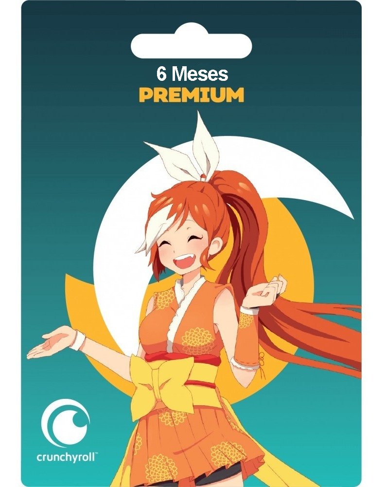 Crunchyroll - 1 pantalla x 6 meses